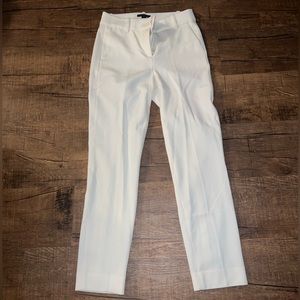 Never worn J Crew white slacks
